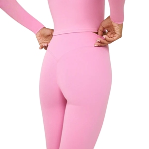 Leggings de yoga taille haute pour femme, dos en V, effet push-up, sans couture frontale, taille élastique, anti-odeur, vêtements de sport - Product Image 6