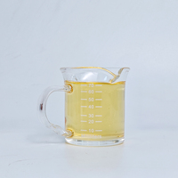 Gelas Ukur Kaca Borosilikat Transparan 70ml / 2.37oz Mini Pitcher Espresso Shot Creamer Syrup Wadah Kecil Dapur Bar