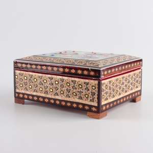 Handmade Modern Multi-purpose Bone Inlay Living Room Enamel Customized Sizes Elegant Home Decorative Box Enamel Coating /by UO - Product Image 6