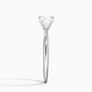 แหวน SOJ รุ่น 02 ทรง Asscher Cut ลายดอกไม้ เงินแท้ 925 ประดับพลอยเม็ดใหญ่ ตัวเรือนชุบโรเดียม แหวนหมั้น/แต่งงาน ได้รับการรับรองจาก GRA น้ำหนัก 2 กะรัต สี D - Product Image 3