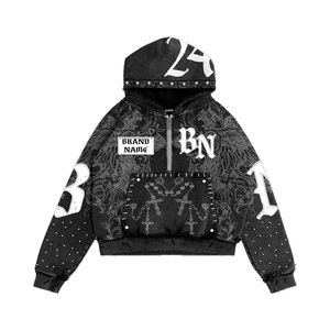 เสื้อฮู้ดน้ำหนักเบาสำหรับฤดูใบไม้ผลิ สั่งทำเสื้อฮู้ดจากสหรัฐอเมริกา ผ้าระบายอากาศได้ดี ราคาโรงงาน รับผลิตแบรนด์ส่วนตัว - Product Image 1