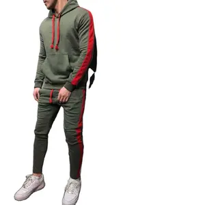 Brussels Thể Thao Đồng Bằng Slim Fit Mens Tracksuit Bán Buôn Chất Lượng Cao Theo Dõi Mồ Hôi Phù Hợp Cho Unisex