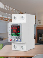 Compteur d'énergie numérique intelligent neuf d'usine 63A Rail DIN Ampèremètre/Voltmètre Monophasé AC90-250V Moniteur de puissance
