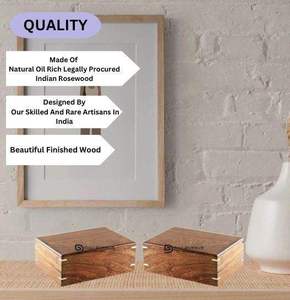 American Style Wooden Human <b>Ashes</b> Urn Small Memorial Keepsake Box <b>for</b> Home Remembrance - Product Image 4