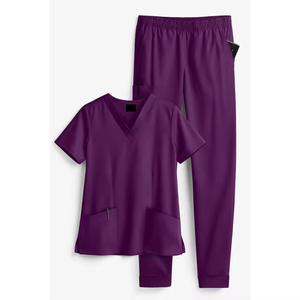 New Unisex Hospital Uniforms Nursing Uniform <b>Sets</b> Quick-drying <b>Scrubs</b> <b>Sets</b> Two-piece <b>Set</b> Top & Pants for Nurse Fashion OEM - Product Image 3