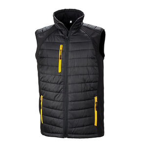Gilet matelassé sans manches pour homme avec logo personnalisé, chaud pour l'hiver, respirant, décontracté, service OEM - Product Image 3
