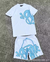 Conjuntos de Ropa de Verano para Hombre, Nuevos, a la Moda, Baratos, de 2 Piezas, con Capucha, 100% Algodón Tejido, Transpirable, Casual, de Manga Corta