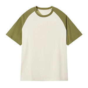 Camiseta Nueva con Cuello Redondo, 280-320 g/m², 100% Algodón, Corte Holgado, Hombros Caídos, para Hombre - Product Image 1