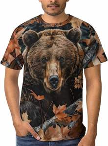 T-shirts de chasse d'été personnalisés, séchage rapide, respirants, écologiques, légers, 100 % polyester, parfaits pour les aventures en plein air et le quotidien - Product Image 6