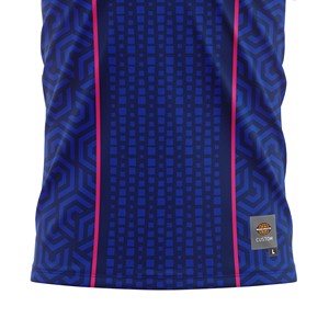 Maillots de sport personnalisés, design léger, évacuation de l'humidité, nom et numéro du joueur personnalisés, logo du sponsor, service OEM ODM, 100% polyester - Product Image 4