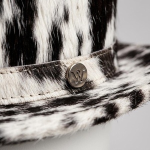 Sombrero de Cuero con Estampado de Vaca, Unisex, para Adultos, para Fiestas Formales de Invierno, Estilo Europeo y Americano, Bordado a Mano, para las Cuatro Estaciones - Product Image 4