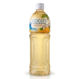 น้ำมะพร้าว รสแมงโก้ ปราศจากน้ำตาล ฆ่าเชื้อแล้ว 1 ลิตร - Product Image 1