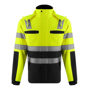 Combinaison de travail haute visibilité en coton bleu certifiée Oeko-Tex, réfléchissante, pour la construction et la sécurité – Offre Spéciale - Product Image 1