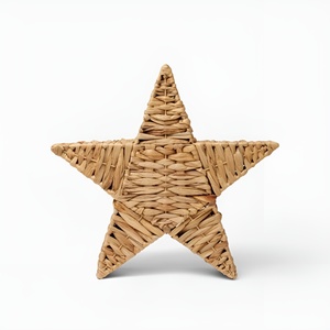 ดอกผักตบชวาประดับรูปดาวคริสต์มาสแบบทำมือ - Product Image 1