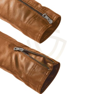 Vestes en cuir pour hommes très vendues, respirantes, imperméables, écologiques, style streetwear - Product Image 4