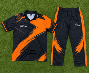 ชุดยูนิฟอร์มคริกเก็ตแบบซับลิเมชั่นสั่งทำพิเศษ |   เสื้อและกางเกงคริกเก็ตโพลีเอสเตอร์พรีเมียม ระบายอากาศได้ดี - Product Image 6