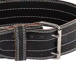 High Quality Gym Fitness Professional Leather Powerlifting <b>Belt</b> Cheap Rate Training Durable Powerlifting <b>Belt</b> - Product Image 4