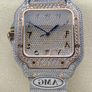 Reloj Automático de Lujo GMA Factory, Estilo Hip-Hop, Acero Inoxidable, Moissanita GRA, Esfera de 42 mm, Cristal de Zafiro - Product Image 2