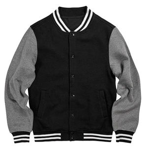 Chaqueta Varsity Unisex Personalizada, Chaqueta Varsity de Forro Polar con Letras, Chaqueta Bomber Estilo Varsity para Escuela Secundaria, Chaquetas de Béisbol de Forro Polar para Hombre - Product Image 1