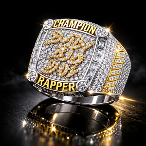 <b>Mens</b> Luxury Championship <b>Ring</b> Hip Hop Iced Out Diamond 925 <b>Silver</b> 10K 14K Gold Rapper Statement Designer Jewelry Gift - Product Image 5