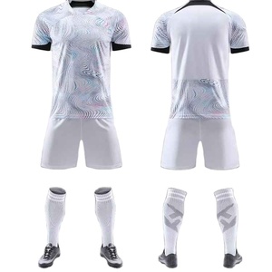 High Quality Moisture Wicking Flexible Training Competitive Outdoor Modern Fit Vibrant <b>Colours</b> Fabric Soccer Uniform - Product Image 1