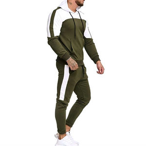 Conjunto Deportivo de Dos Piezas para Hombre, de Alta Calidad, en Felpa Técnica, Ecológico, Tallas Grandes, para Entrenamiento y Jogging - Product Image 3