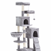 Tour à chat multi-niveaux avec poteaux à gratter, directement de l'usine