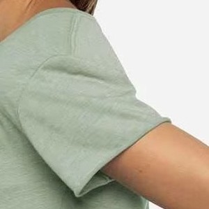 T-shirt décontracté respirant pour femme, col rond, en coton doux, personnalisable, idéal pour la promotion - Product Image 6