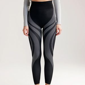 Pantalones de Yoga Personalizados Mawra de Cintura Alta. Leggings de Spandex con Elasticidad en 4 Direcciones. Ropa Deportiva para Gimnasio con Control de Abdomen y Resistencia a las Sentadillas, para Fitness y Entrenamiento - Product Image 1