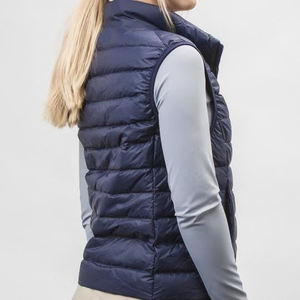 Chaleco Acolchado Ligero para Mujer, Color Gris, Sin Mangas, de Poliéster/Nailon, para Montar a Caballo y Actividades al Aire Libre - Product Image 4