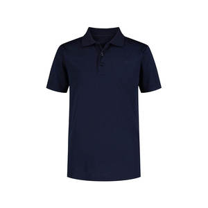 Polo de Manga Corta a Rayas Azul Claro para Hombre, Corte Regular, Informal, Tejido Popelina, Diseño con Botones - Product Image 5