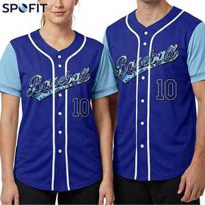 Camiseta Deportiva Personalizada de Poliéster para Béisbol, Manga Corta, Uniforme de Equipo, Impresa, Transpirable, para Adultos - Product Image 6