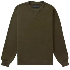 Sweat-shirt à col rond pour homme, en molleton épais, mélange polyester/coton, 280g, hiver, personnalisable, OEM, vente en gros, haute qualité - Product Image 4