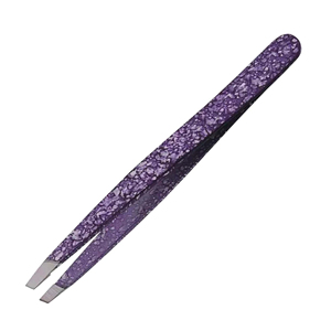 Pinzas Profesionales de Acero Inoxidable para Cejas, Ligeras y Cómodas, Color Personalizado, 1 Pieza para Depilación Facial - Product Image 3