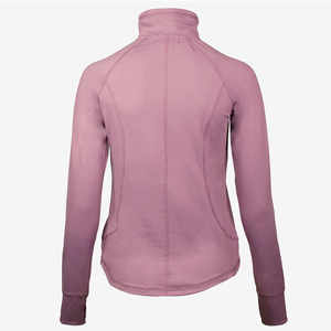 Camiseta Básica Casual de Manga Larga con Cuello Redondo, Bordada, Antiarrugas, Transpirable, Elástica, de Spandex/Poliéster para Mujer Talla Grande - Product Image 2