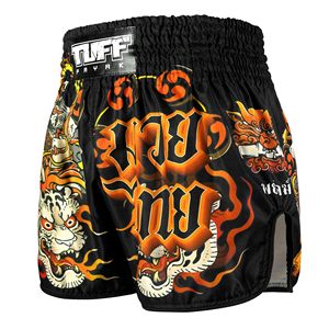 <b>Men</b> Satin Kickboxing <b>Shorts</b> Muay Thai Style Elastic Waist Side Slit Training Gym Colorful Lightweight top <b>mens</b> muay thai martial - Product Image 1