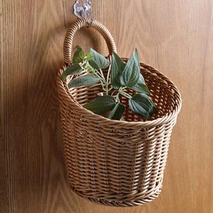 Cesta de Almacenamiento de Bambú de Alta Calidad, Diseño Redondo Multiusos y Ecológico con Asas para Decoración del Hogar - Product Image 3