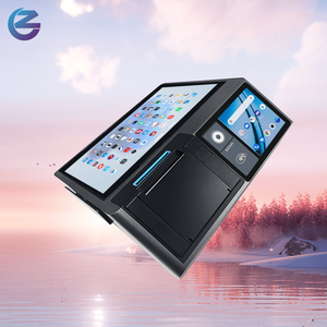Android 14 Màn hình kép 10.1 inch Máy tính để bàn thiết bị đầu cuối POS Thanh toán nhanh OEM an toàn nhà máy Outlet bán buôn - Product Image 1