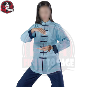 ซัพพลายเออร์ที่ดี บริการ OEM ODM ชุดยูนิฟอร์มกังฟูสำหรับผู้หญิง แบบเรียบง่าย คุณภาพดีที่สุด ชุดกังฟูสำหรับผู้หญิง - Product Image 6