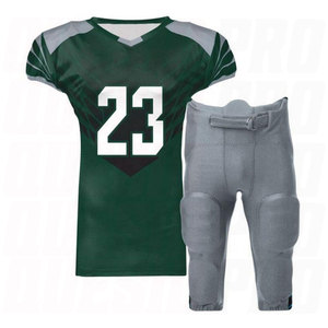 ชุดกีฬาอเมริกันฟุตบอลพิมพ์ลายพรีเมียม ดีไซน์สวยงาม สวมใส่สบาย รับสั่งทำโลโก้ ชุดอเมริกันฟุตบอลสั่งทำได้ MOQ ต่ำ - Product Image 1