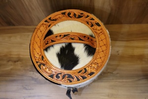 Hand Tooled Stylish <b>Makeup</b> Cosmetic Storage <b>Box</b> Hair on Hide Leather Handmade <b>Makeup</b> <b>Box</b> Vanity Bathroom Organizer <b>Box</b>, - Product Image 3