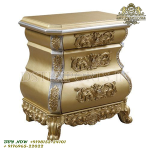 Traditional Antique Gold Baroque Bedroom Furniture <b>Victorian</b> King Size Bedroom Furniture California King Size Bedroom Furnitures - Product Image 5
