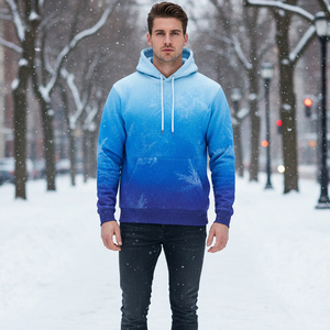 Sweat à capuche sublimé professionnel, vêtements d'équipe personnalisés, vêtements de sport performants, sweat à capuche à séchage rapide, anti-boulochage, pull à capuche - Product Image 6