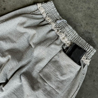 Pantalon de survêtement évasé décontracté pour homme, personnalisable, en coton French Terry respirant, écologique et imperméable