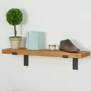 Cheap Price Simple Design <b>Solid</b> <b>Wood</b> Floating Shelf Set Wall Mounted Wooden Shelves for Storage and Home Decoration <b>Shelve</b> - Product Image 4