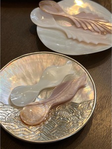 Luxury Mother of Pearl <b>Spoon</b> Handmade Shell <b>Spoon</b> for Dessert Coffee and Caviar <b>Serving</b> - Product Image 5