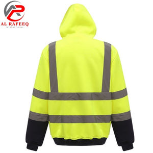 Sudadera de Seguridad de Alta Visibilidad con Precio de Mayoreo, Sudadera Ligera Reflectante de Alta Visibilidad para Trabajadores - Product Image 2