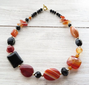 Collier tendance en perles de résine, bijoux fantaisie unisexe, fabrication indienne, cadeau personnalisé, idéal pour fêtes et mariages, style européen - Product Image 4