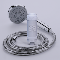 Filtre à eau en plastique sans BPA Be-Vita 2-en-1 à fixer sur robinet, avec billes minérales, antibactérien, déchloration, usage domestique, fabriqué en Corée