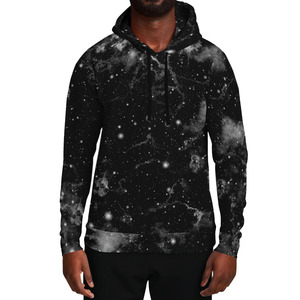 Sweat à capuche d'hiver pour homme 100% polyester, impression par sublimation, logo frontal, tissu jersey, design avec poche, séchage rapide - Product Image 1